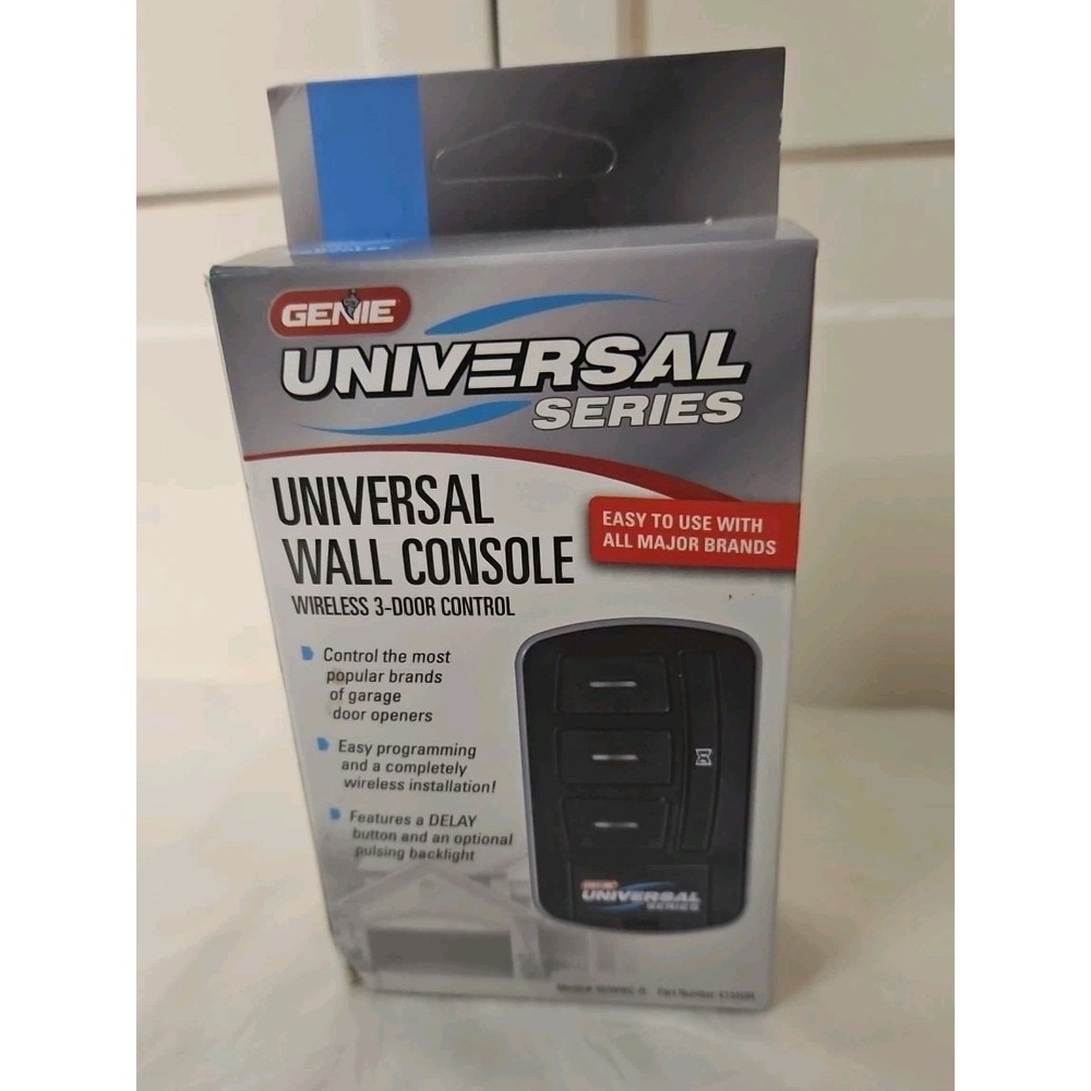 Genie Universal Wireless 3-Door Wall Console GUWWC-R NEW Open Box‎